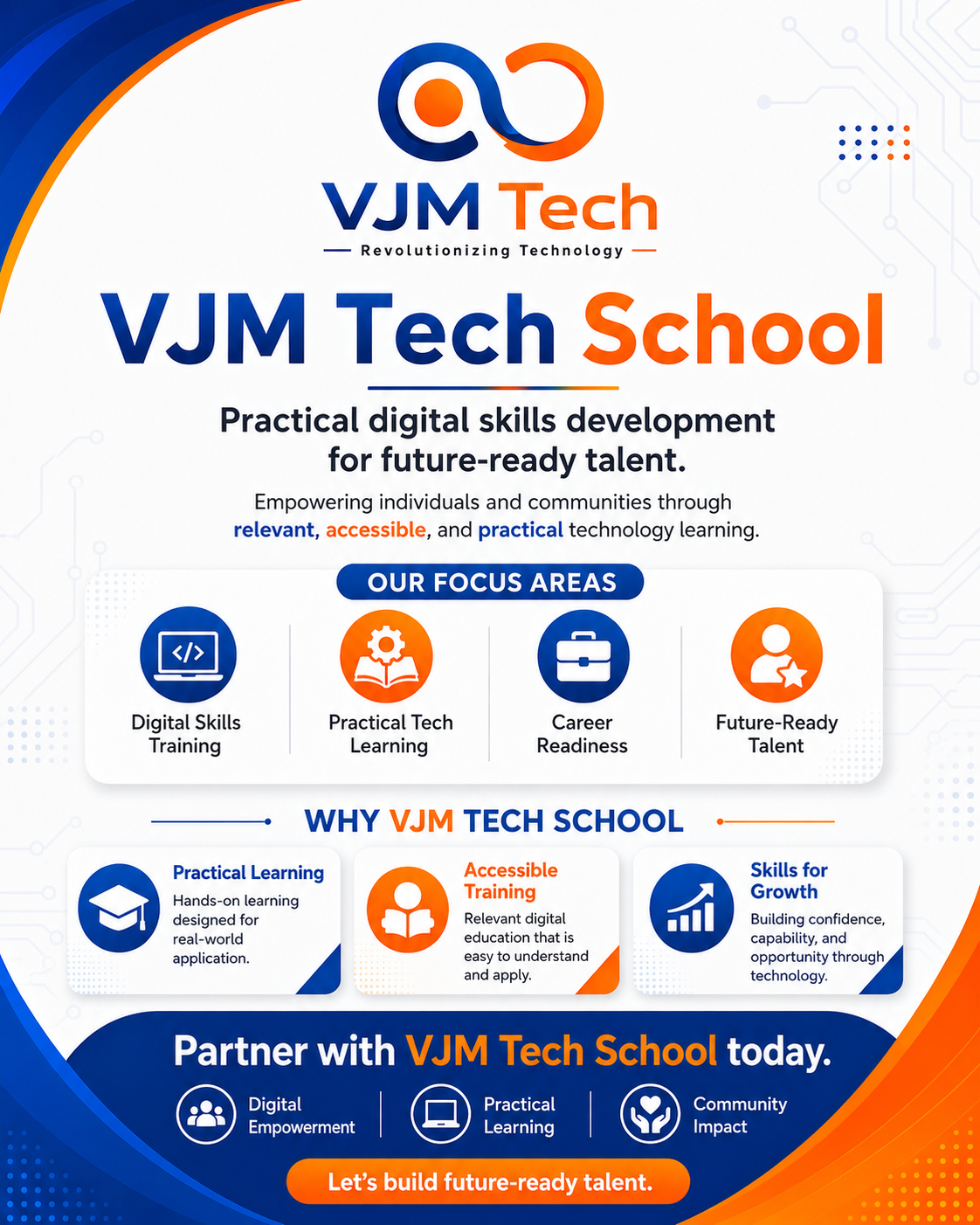 VJM Village Tech School programme overview